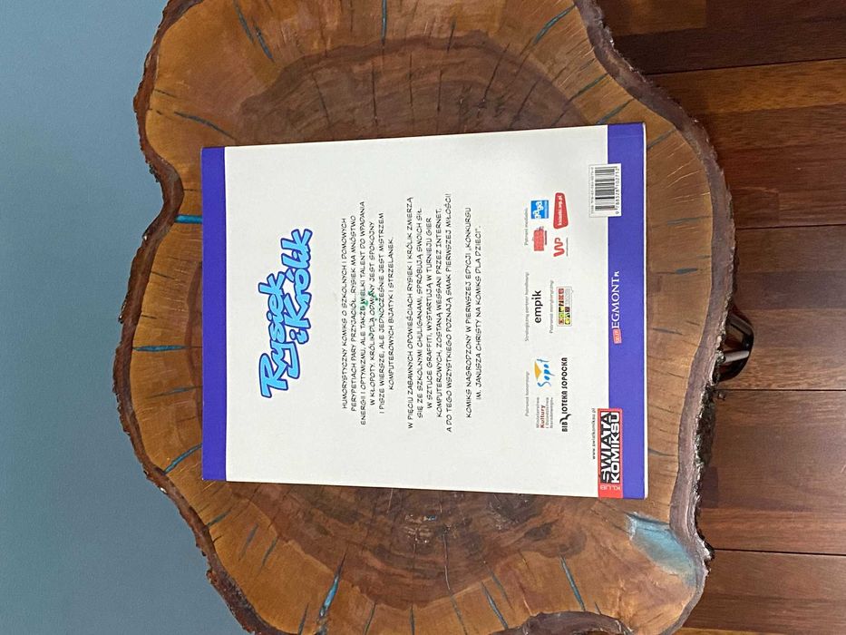 Książka komiks "Rysiek i Królik w szortach"