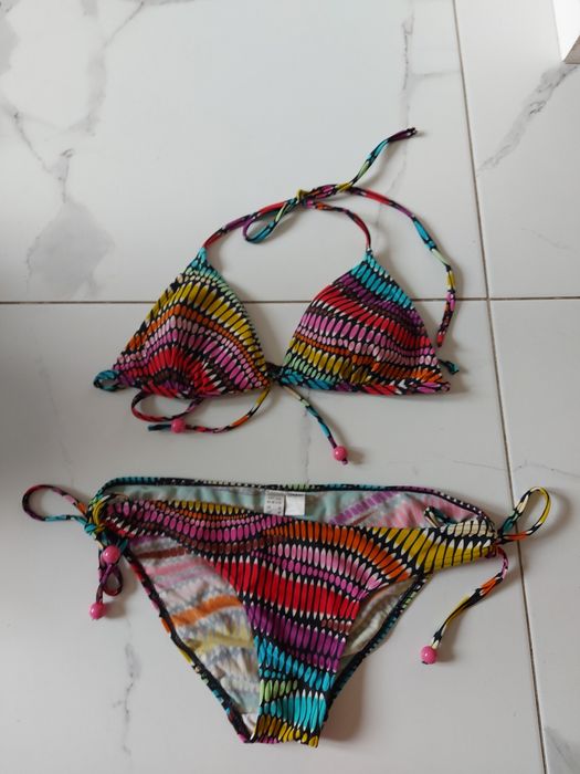 Kostium kąpielowy dwuczęściowy Lycra rozm. 38