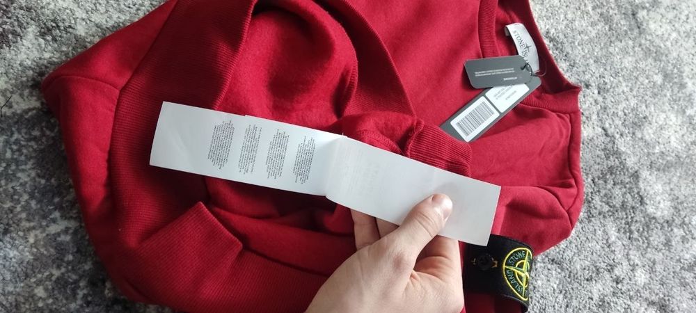 Світшот Stone island Червоний | Кофта Стон Айленд Бордовий