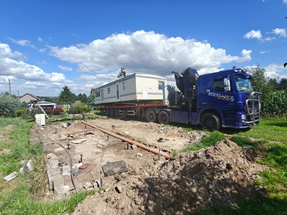 HDS 40 T 36 m usługi dźwigowe transportowe niskopodwoziowe platforma