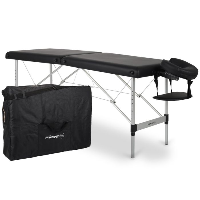 Stół do masażu AvenoLife 70 cm niebieski Nina