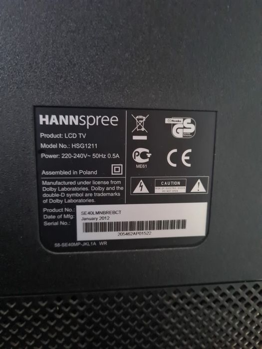 Televisor LCD HANNSPREE