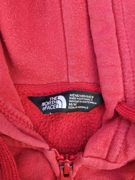 Czerwona zapinana bluza unisex The North Face Rozmiar M