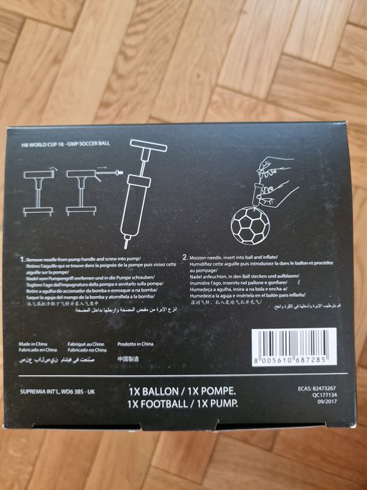 Piłka nożna Hugo Boss + pompka