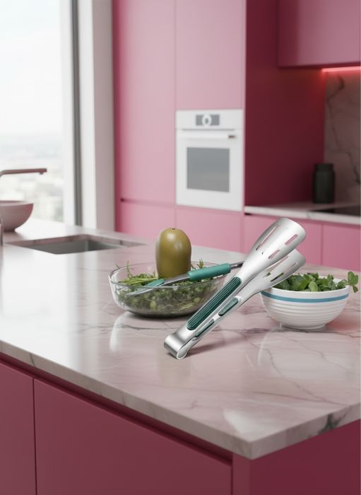 Нековзкі щипці для їжі