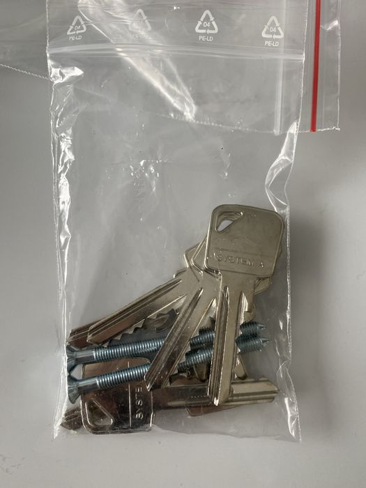 Komplet wkladek 60G/55 system jednego klucza