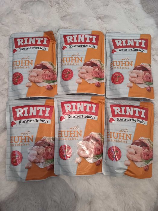 Mokra karma dla psów Rinti Kennerfleisch, w saszetkach,  400 g