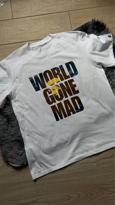 футболка bape (world gone mad)