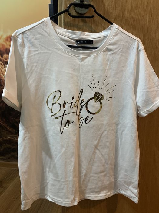 Podkoszulek na wieczór panieński „bride to be”