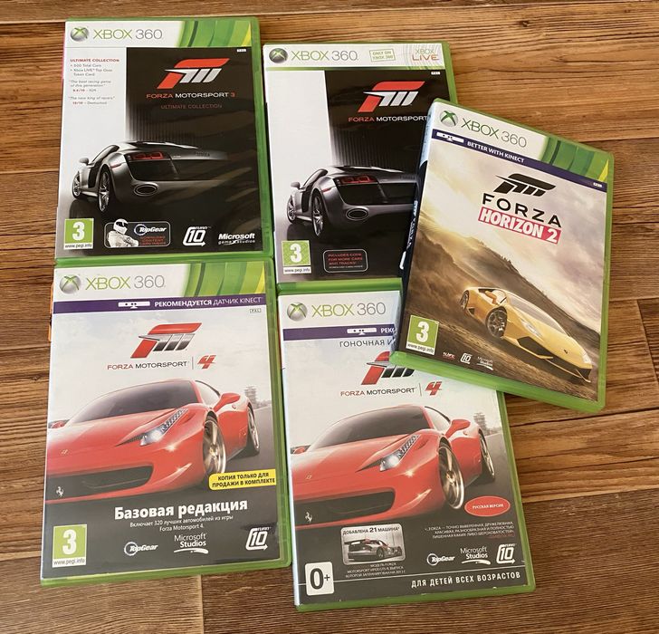 Xbox 360/One/Series X: Forza Horizon, Motosport, GTA, San Andreas, NFS