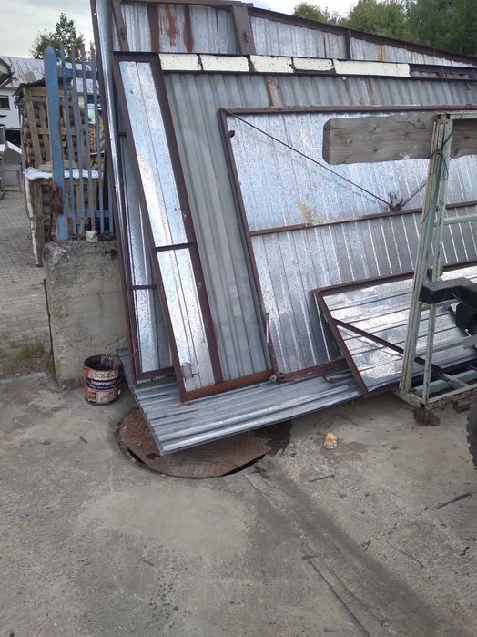 Garaz blaszaka blaszany  6 x 6