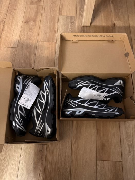 Salomon XT-6 GTX Black/Black/FTW Silver – nowe, rozmiar 45⅓