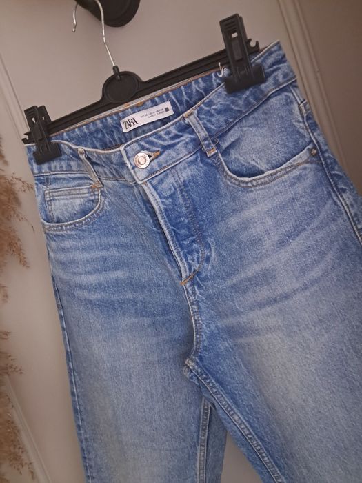 Zara jeansy wysoki stan
