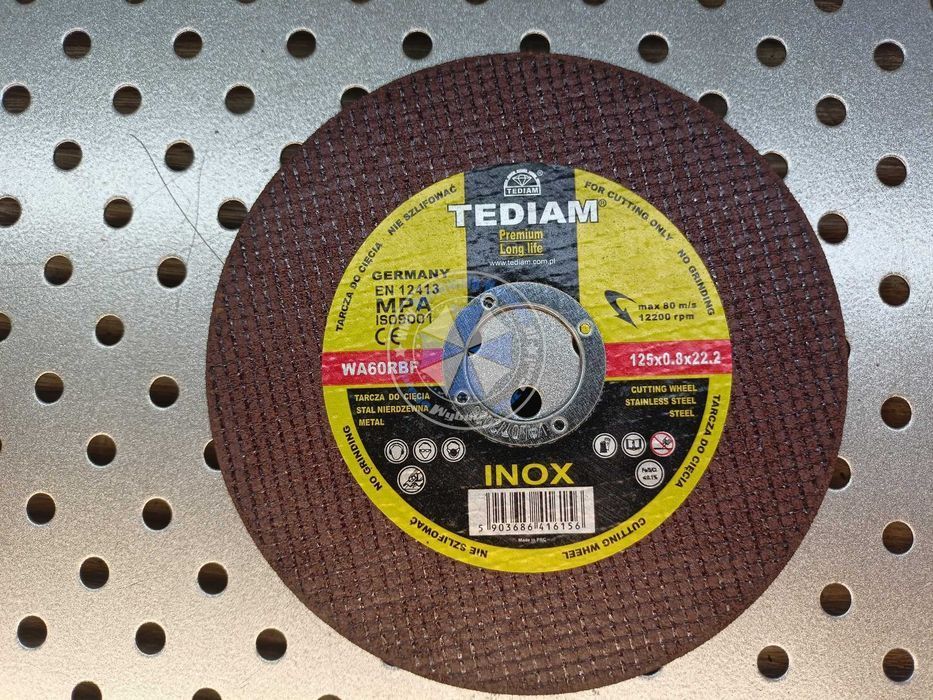 0,8mm! 10 sztuk Tarcza do cięcia PREMIUM 125x0.8mm tarcza 125mm