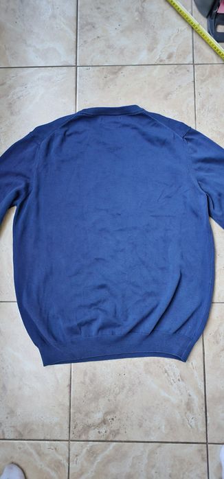 Replay sweter męski rozmiar L niebieski wymiary na zdjęciach