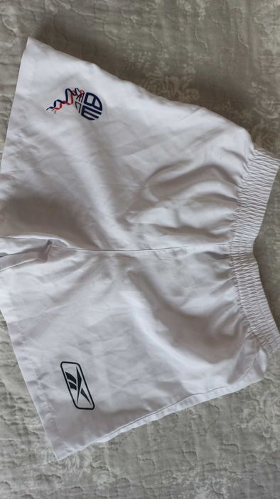 Spodenki Reebok białe sportowe krótkie szorty r.86