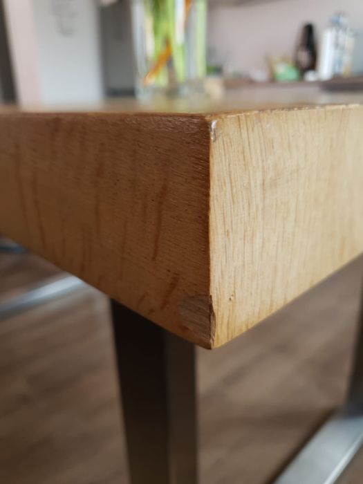 Stół masywny drewniany stabilny