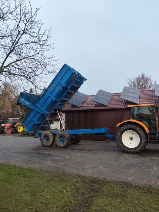 Przyczepa skorupowa 14 ton resor dyszel i wózek