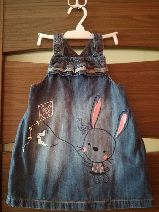 Sukienka jeansowa R.9-12 months