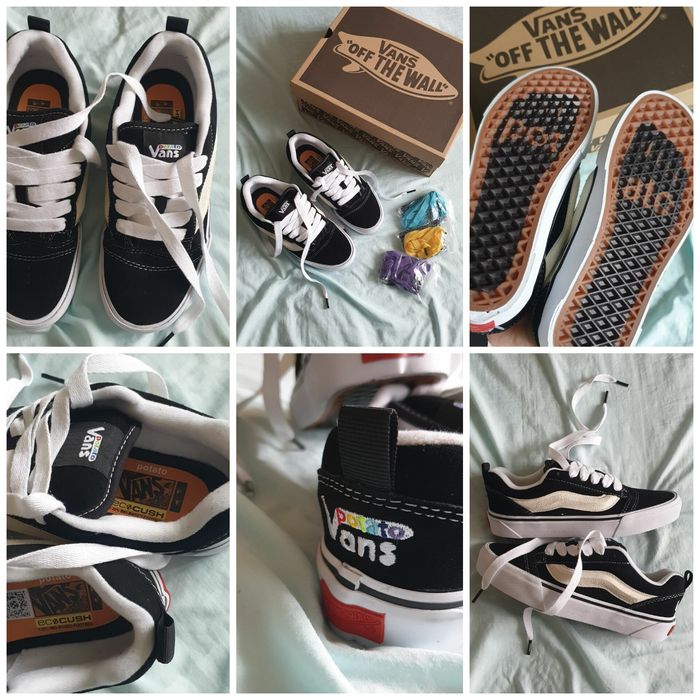 р36-45 Кеди Vans KNU skool black white pink grey beige blue