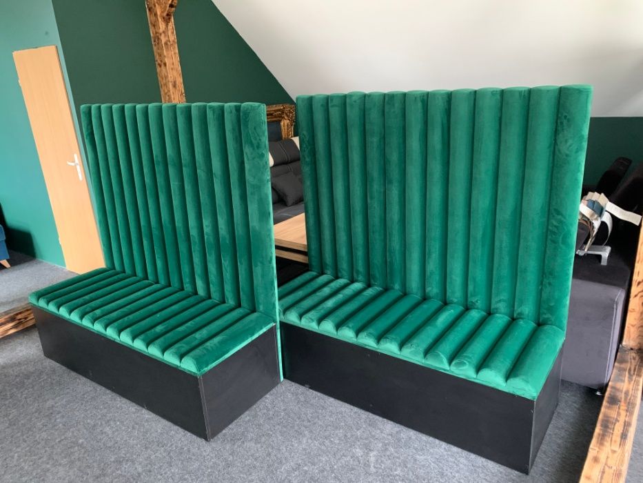 Loże barowe boxy zabudowy ławki Loft na wymiar