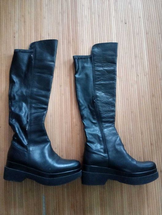 Сапоги женские демисезонные р.37, стелька 24см