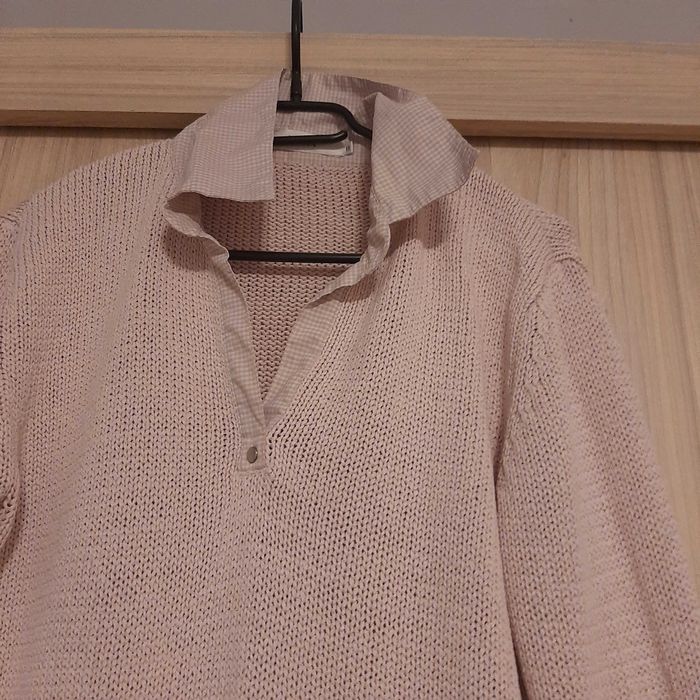 Sweter damski z kołnierzykiem