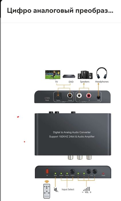 Bluetooth аудио ресивер/трансмиттер, аудио конвертер, таймер, пульт.