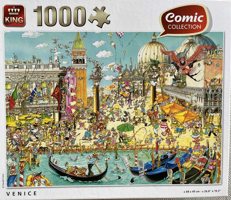 Conjunto 10 puzzles de 1000 e 1500 peças