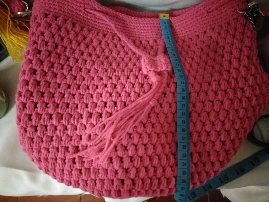 Bolsa tiracolo rosa choque