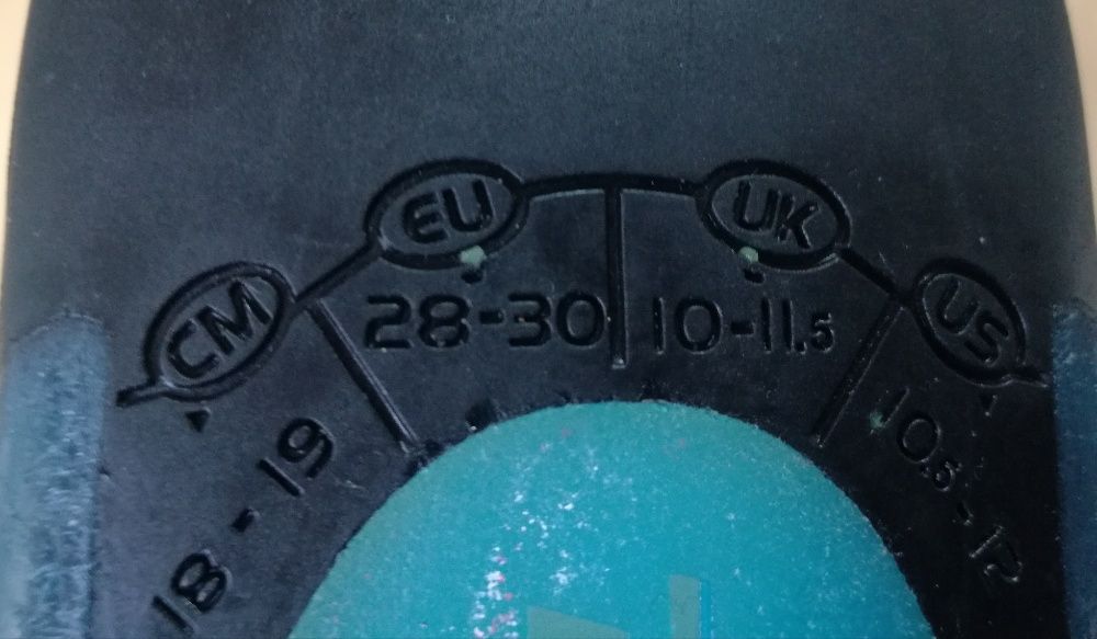 par de barbatanas de criança nº28-30