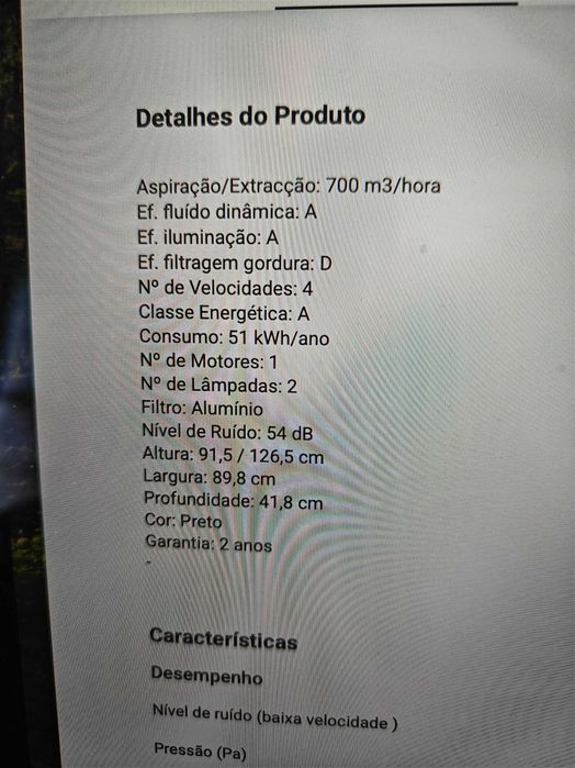 Exaustor AEG DVE5971HG 90 cm