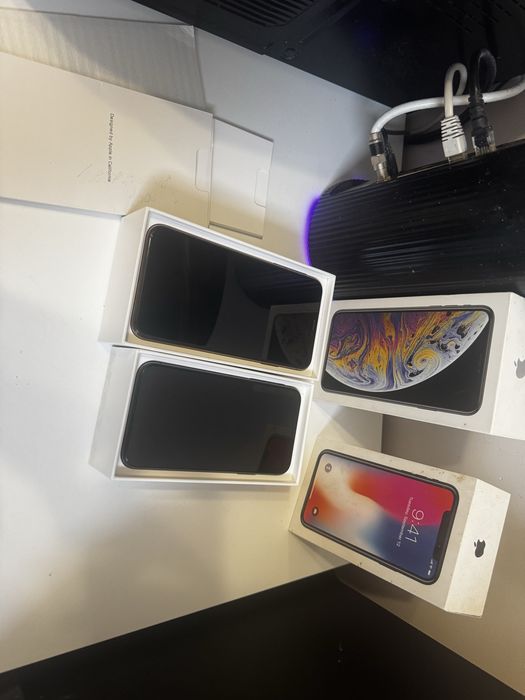 Komplet 2 iphony, x+xs max