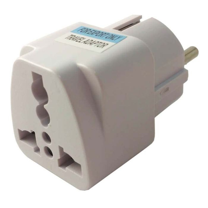 Adaptador de viagem smartphone macho europeu fêmea Uk US AU