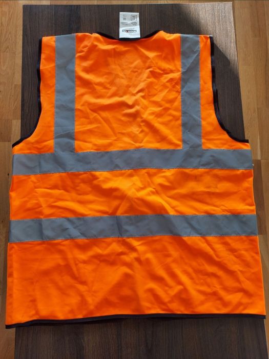 Kamizelka ostrzegawcza pomarańczowa drogowa na rower skuter