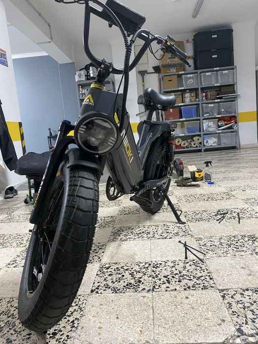 Bicicleta Elétrica Aniioki AQ177 Pro – Longa Autonomia – Excelente Estado