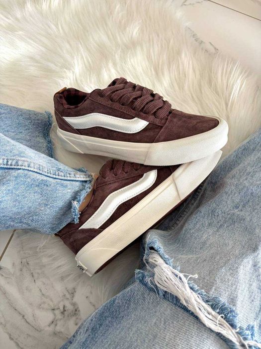 Vans KNU Skool Brown White