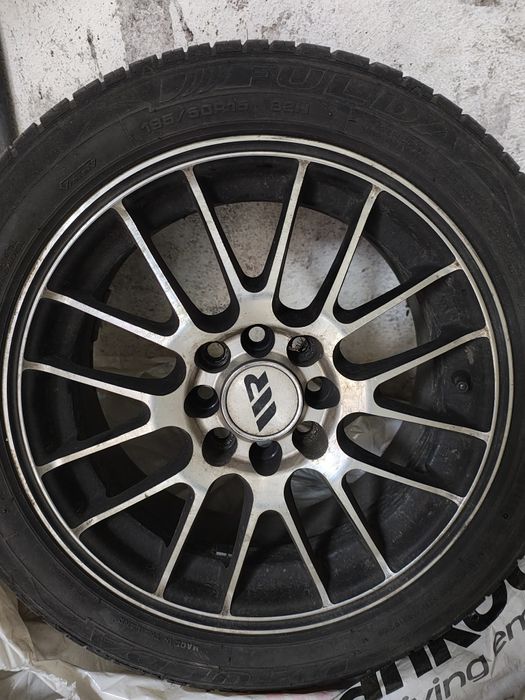 Komplet alufelgi 195/50R15 Fulda