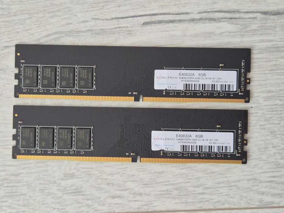 пам'ять DDR4 16GB (2x8) 3200MHz CL16 EXCELERAM. Trade-in