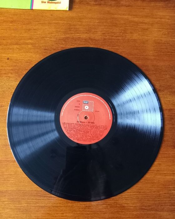 Пластинка платівка ретро вініл Stars 20 Hits BASF