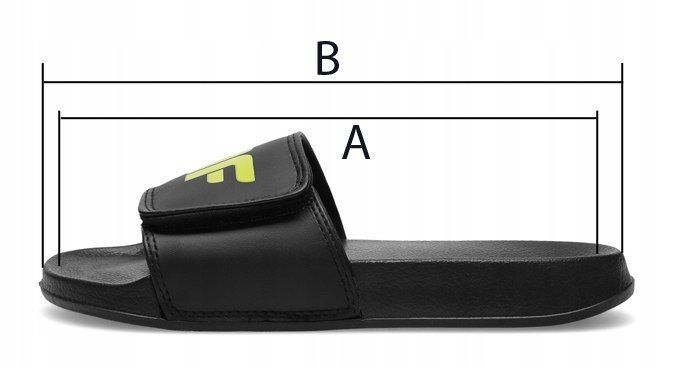 4F Damskie Klapki Sportowe Rzepy / Rozm 38