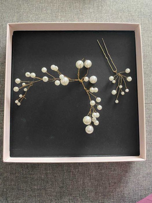 Ozdoba do fryzury ślubnej