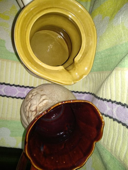 Казанок чугунок кувшин сахарница чайник чашка