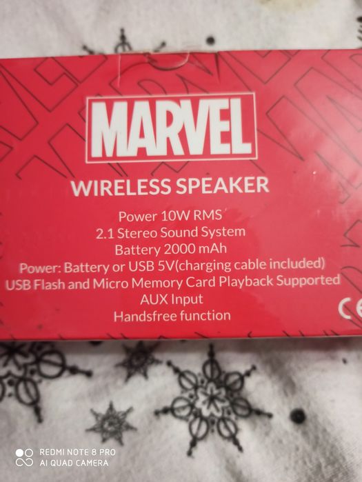 Głośnik Marvel nowy