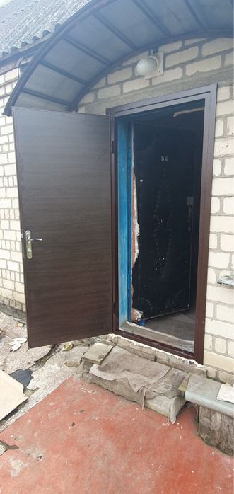 Металеві технічні двері в склад гараж кладову магазин та тамбур