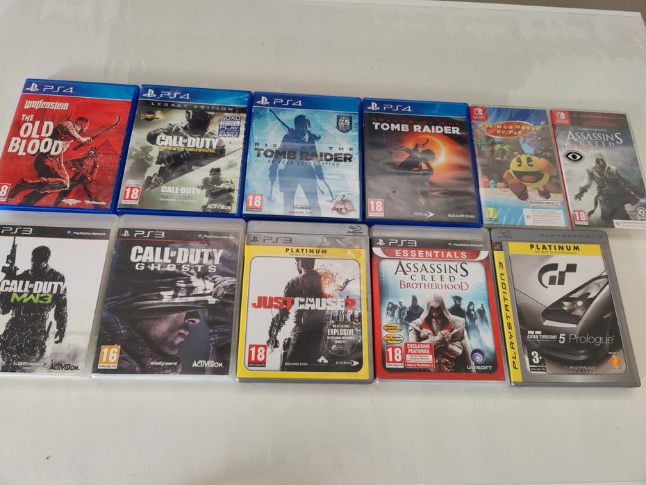 Jogos PS3 e ps4 como novos , switch novos