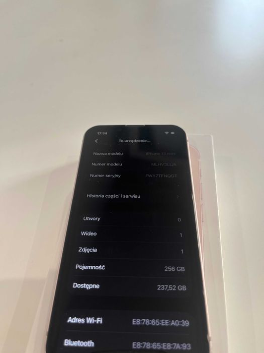 iPhone 13 mini 256gb Pink 100%