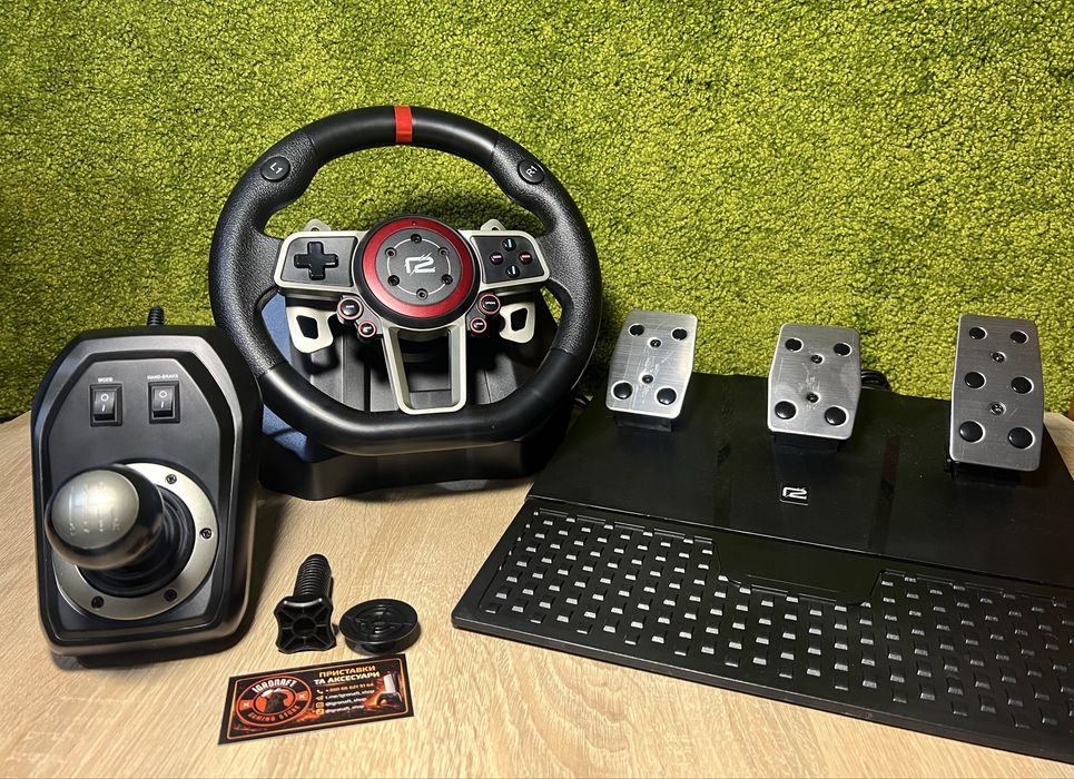 Игровой руль Ready2Gaming Multi System Racing Wheel Pro + Педали КПП  (PC / PS4 / Xbox / Switch) Гарантия !