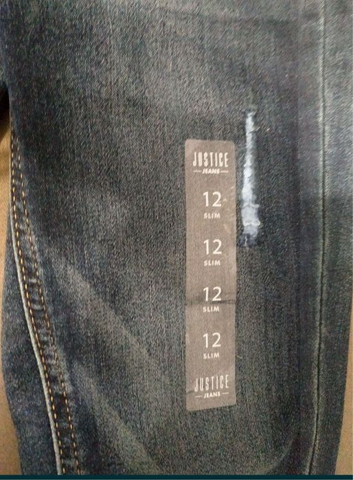 Jeansy miekkke jogginsy 134/140 nowe