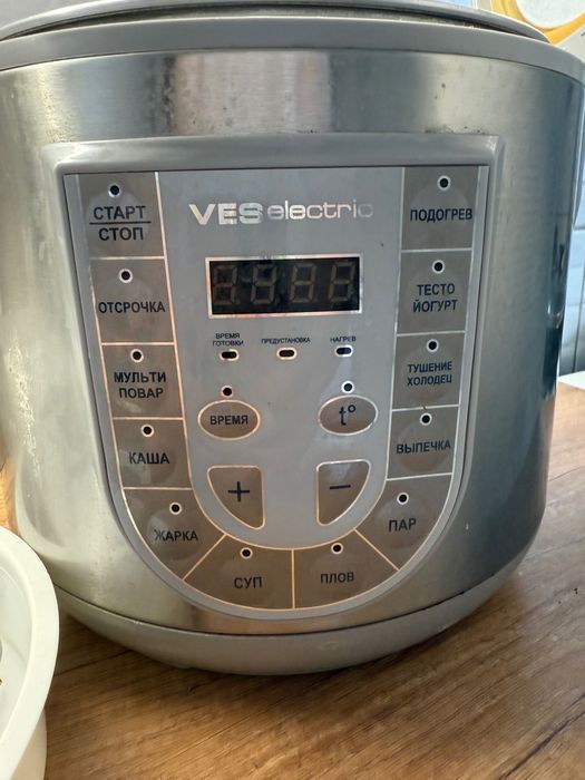 Multicooker VESelectric 5L Мультиварка на русском языке